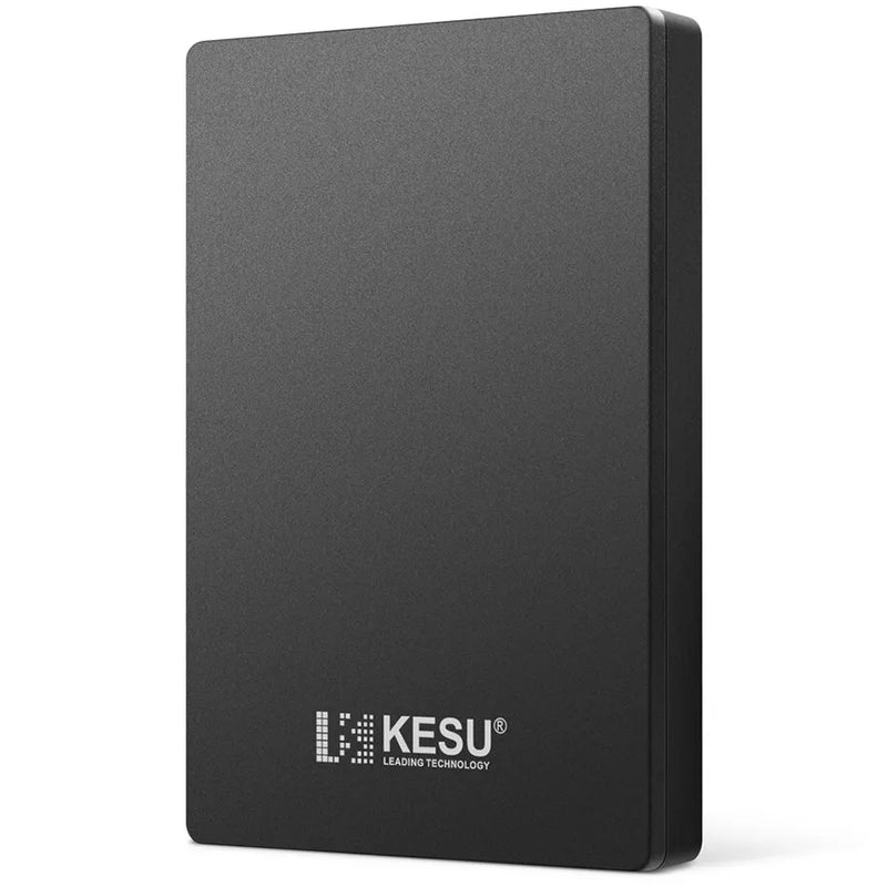 Disco Rígido Externo KESU 2.5" Portátil, 250GB, 320GB, 500GB ou 1TB, USB 3.0, Compatível com PC, Mac, Desktop e MacBook.